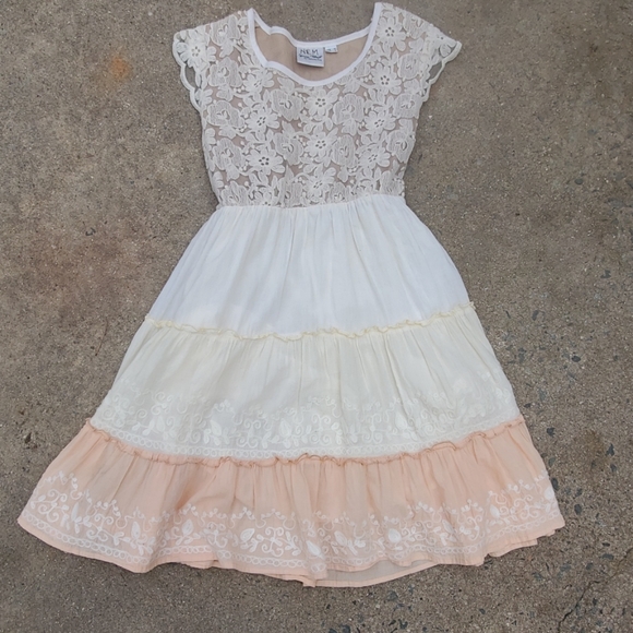 young threads Dresses & Skirts - RELISTED Young Threads embroidered tiered dress
